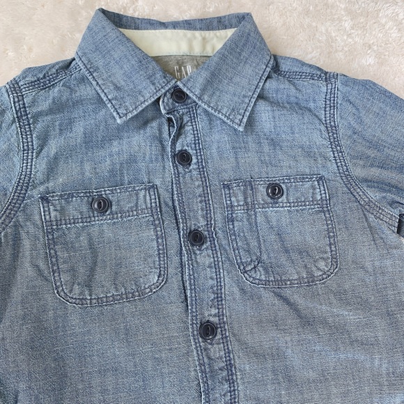 Gap Kids warm jean shirt/5T - Picture 4 of 8